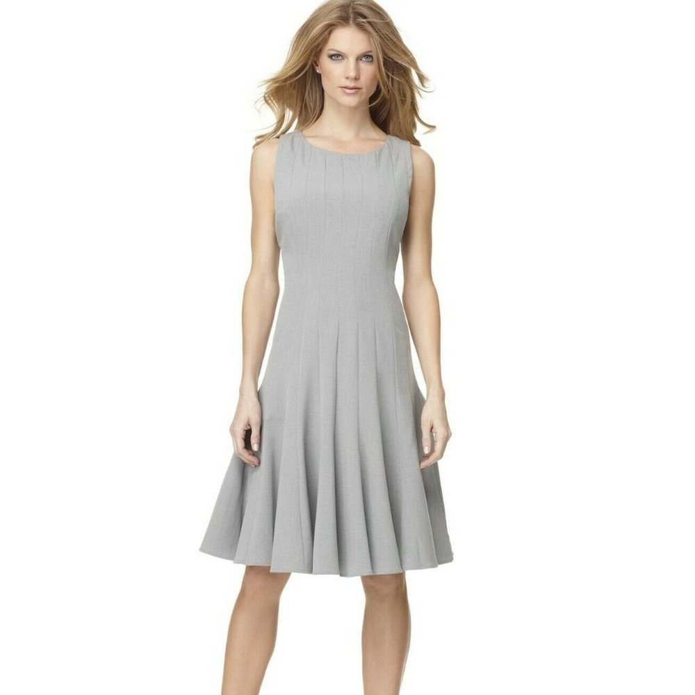 Calvin Klein Gray Sleeveless Dress